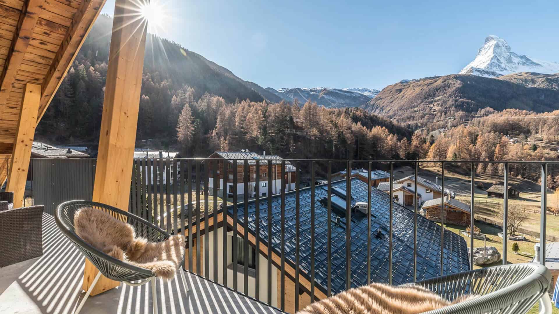 Penthouse Zeus balcony view